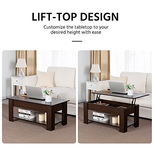 Yaheetech Lift Top Coffee Table Pricepulse