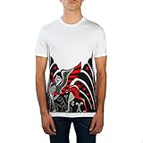 Versace Collection Men's Cotton Animal Logo Crewneck T-Shirt White