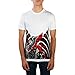 Versace Collection Men's Cotton Animal Logo Crewneck T-Shirt White