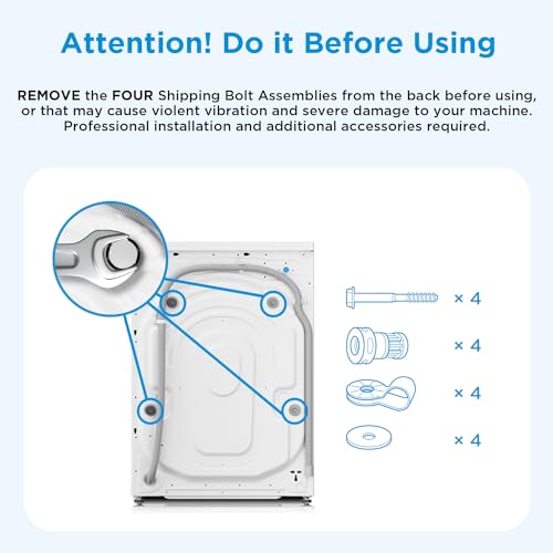 Midea 8/6 KG Smart Washer Dryer With BLDC Inverter Motor, 1400 RPM, Fully Automatic Front Load Washing & Drying Combo, 14 Programs-Quick Wash/Steam Care/Auto Clean, White - MF200D80WBW-GCC