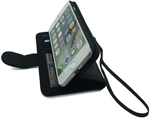 Rikki Knight Magnetic Clasp Closure Folio Case for Apple iPhone 7/iPhone 8 - Eat Sleep Tuba