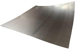 MinGraph Flexible Graphite Sheet Gasket, Plain Homogenous, No Insert, 1/16" x 18" x 18", High Temperature Chemical Resistant