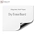ZHIDIAN Magnetic Dry Erase Whiteboard Sheet Reminder for Fridge 16 x 12 inches, Dry-Wipe Board Planner for Kitchen Refrigerator - Includes 2 Markers …