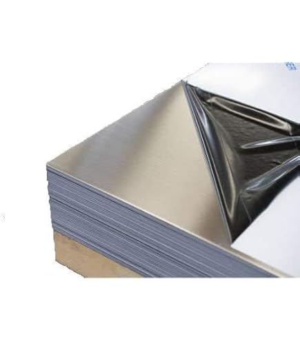 5052-H32 Aluminum Sheet Plate - 1/8 Inch Thick X 24 X 24 Inches - Unfinished Metal For Fabrication