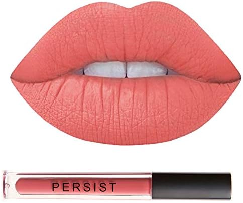 Matte Lipstick Nasty Woman Cosmetics Long Lasting Matte Liquid Lipstick Waterproof She Persisted (Persistence Pink)