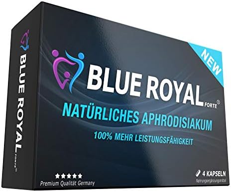 Blue Royal - 4 Capsules • for The Active Man • 100% Life • 100% Passion
