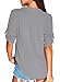 LOSRLY Women's 3/4 Long Sleeve Tshirts Casual Work Blouse Office Top 8/10 Medium Grey