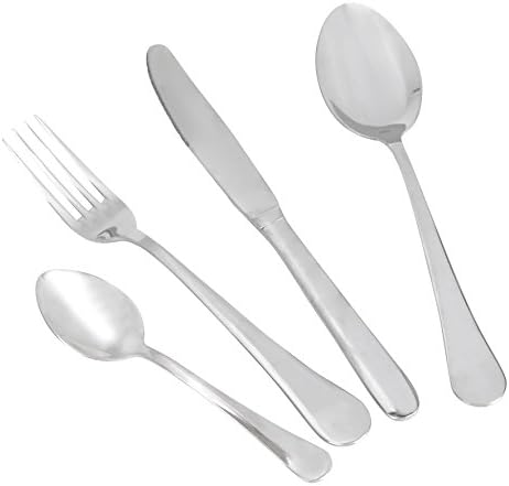 Pradel Heritage 517365 Cutlery with Plastic Handle, Stainless Steel, Set of 24, Green