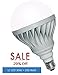 LC LED 200W LED Bulb, 30W 3000 Lumens, High Output Warm White (3000K), Large Area Commercial Residential Lighting, Large Size Bulb (A37), Non-Dimmable, 180 Degree