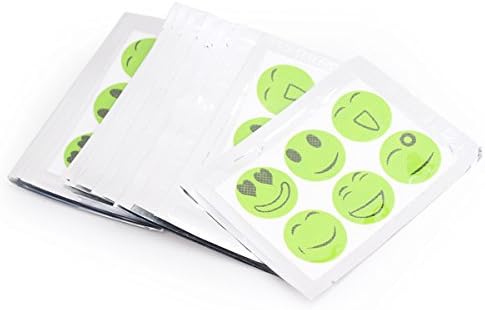 20pcs Smile Face Anti Mosquito Patch Sticker Repellent Pest Control