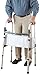 Walker Rest Seat- Attachable Seat for Folding Walker Supports up to 250 lbs. 25