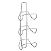 mDesign Metal Wall Mount 3 Level Bathroom Towel Rack Holder & Organizer - for Storage of Towels, Washcloths, Hand Towels, Robes - Chrome