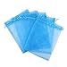 Anleolife 60PCS Sheer Large Organza Bags 6x9 Wedding Favors Baby Shower Prizes Gift Giving Bags Candle Packages Party Favors(blue 6x9'' )