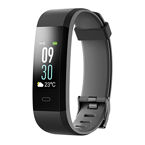 Syncwire Fitness Tracker HR Pro, Activity Tracker with Heart Rate Monitor, IP68 Waterproof, Sleep Monitor, 14 Sport Modes, Calories Counter, Pedometer for Women Men Kids [Colorful Screen, 2018 Ver]