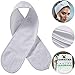 Vowster 3-pack Spa Headband Facial Headbands - Non-slip Stretchable, Elasticized with Velcro Keeps Massage Oils, Tanning Creams and Makeup from Your Hair. VB-H3 Hairband, White, Washable, Fits All