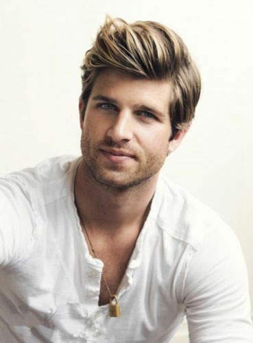 Fidgetgearcustom Handsome Short Straight Hairstyle Men S Blonde