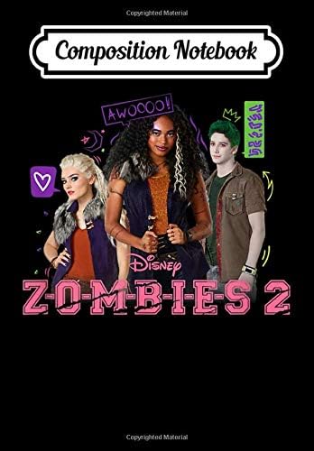 Composition Notebook: Disney Zombies 2 Zombie Crew, Journal 6 x 9, 100 Page Blank Lined Paperback Journal/Notebook