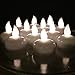 AGPTEK 12 Pack Warm White Battery Floating LED Candle Flameless Tea Light Waterproof for Decoration of Birthday Party Wedding Thanksgiving Christmas Occasions