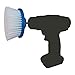RotoScrub Multi-Purpose Drill Brush Attachment, Showers, Tubs, Carpet, Tile, Grout, Medium Bristle for Ultimate Cleaning Power