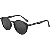 BLUEMOKY Polarized Round Sunglasses Trendy: Cute Shades for Men Women UV400 Protecion - Classic Circular Sun Glasses