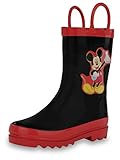 Disney Mickey Mouse Black Rain Boots (Toddler/Little Kid) (9 M US Toddler)