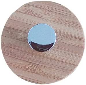 OUNONA - 4 perchas adhesivas en forma de T de madera de para ...