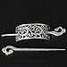 Medieval Hairpin Hair Accessories Barrettes-Irish Celtic Knot Hairclip for Mom Sister Long Hair Stick Slide Extra Large Hair Pin Nordic Hair Slide Viking Hairpin Celtic Symbols Fantasy Steampunk Gothi