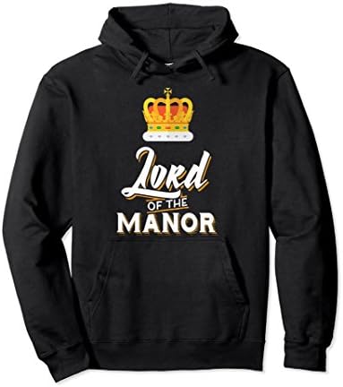 Unisex Couple Hoodies for Him and Her - Lord of the Manor XL: Black