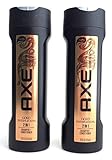 AXE 2 In 1 Shampoo + Conditioner, Gold Temptation, 12 Ounce (Pack of 2)
