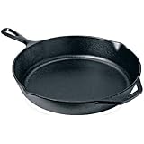 Lodge L8SK3 Cast Iron Skillet, Pre-Seasoned, 10.25-inch