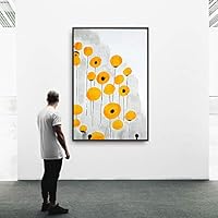 Framed Canvas Wall Art Beautiful Leaves Canvas Prints Home Artwork Decoration for Living Room,Bedroom - 16x24 inches