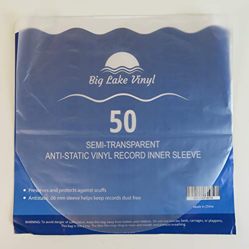 (50) Inner Sleeves - Vinyl Record 12