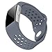 Yometome Fitbit Charge 2 Band Fashion Accessories Classic Edition Comfortable Replacement Strap for Fit bit Charge2 Sport Wristband for Girl and Boy With Breathable Holes Small Size Gray