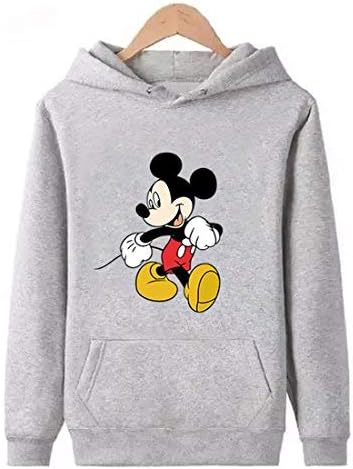 Amazon ミッキーパーカー ガールズ カップル 可愛い クレー 2xl トレーナー パーカー 通販