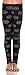 Disney Star Wars Girls Leggings Logo Print Graphic Ages 4 - 10 (Black, Medium)