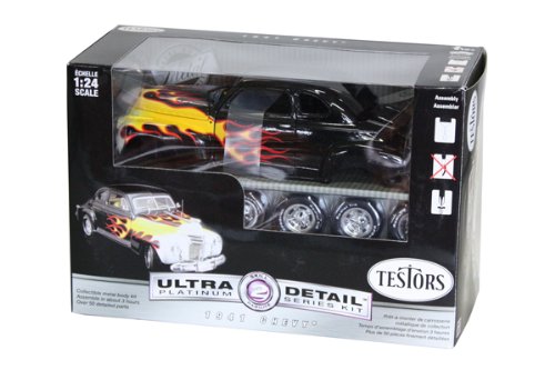 Testors 1941 Chevrolet Hardtop Custom - Black With Flames