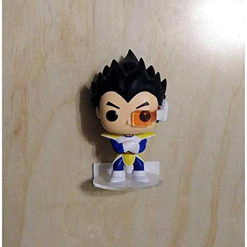 White Plexiglass Wall Stand, Stick On, Single Shelf No Nails or Screws