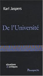 De l'université