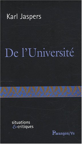 De l'université