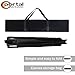 PORTAL Folding Portable Camping Cot, Guest Bed with Carry Bag and Side Storage Organizer, Camping Cots for Adults Sleeping, Away Tent Sleeping Cot Bed, Supports 300 LBS, Black