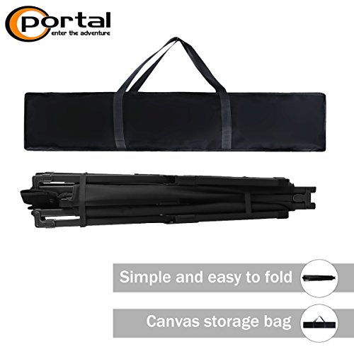 PORTAL Folding Portable Camping Cot 83" XL PackAway Tent Sleeping Cot