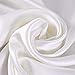 100% Mulberry Silk Pillow Cases Silk Pillowcases for Hair and Skin Both Side Real Silk Pillowcases Hidden Zipper 21 Momme Silk Pillow Covers(White, Standard：20