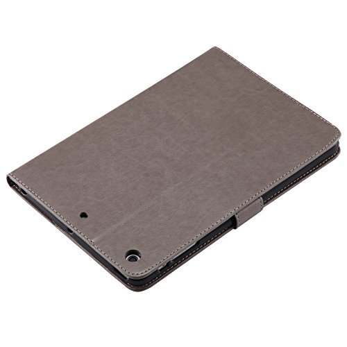 iPad Mini 2 Mini 3 Case, LittleMax(TM) Lightweight PU Leather Flip Stand Embossed Bird & Butterfly & Girl Case Smart Cover with Auto Wake/Sleep for Apple iPad Mini 3/2/1 -#3 Gray - Thumbnail 5