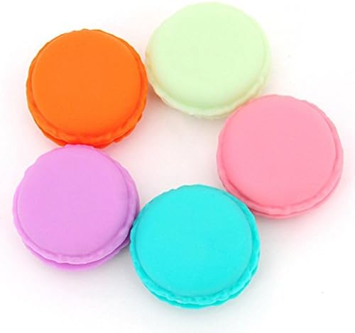 Mixca 【6pc】Mini Earphone SD Card/Jewelry/rings/necklaces Macarons Bag Storage Box Case Carrying Pouch