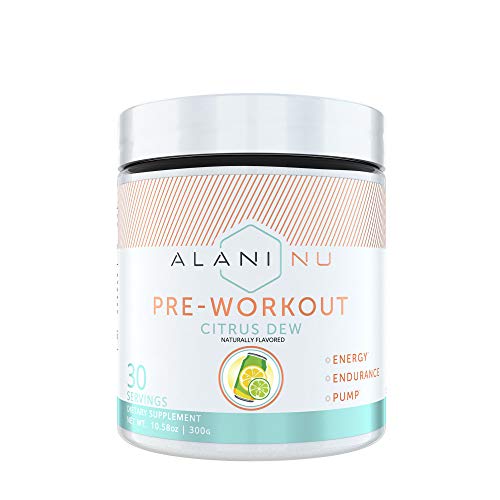 Alani Nu Pre Workout Powder w/Caffeine, L-Theanine & Beta Alanine, Citrus Dew, 30 Servings     