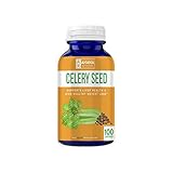 Celery Seed Capsules by Ahana Nutrition - Celery Seed Extract to Support Liver and Circulatory System, Aids Healthy Weight Loss and Acts as an Anti-Inflammatory (500mg) (100 Capsules)