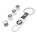 INCART Universal Steel (4pcs) Car Tire Valve Stem Air Caps Cover + (1pcs) Keychain Transformers Autobots Fashion Silver