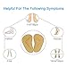 3Pairs Arch Support Inserts for Flat Feet, Plantar Fasciitis, High Arch, Arch Support Insoles for Relieve Pressure and Feet Painthumb 3