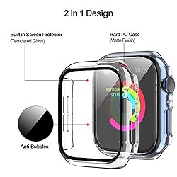 3 Pack Hard PC Case Compatible with Apple Watch