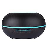 Matto Essential Oil Diffuser 300ml Aroma Diffuser with 7 Color Light Waterless Auto Shut-off (Dark)